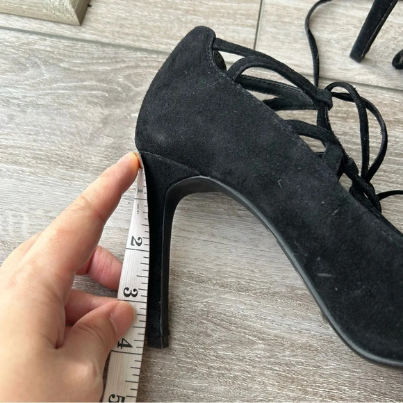 Jeffrey Campbell Brielle  Lace-Up Suede Pump - Picture 15 of 16